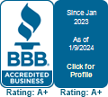 BBB Accredited Business since January 2023 BBB Accredited Business since January 2023