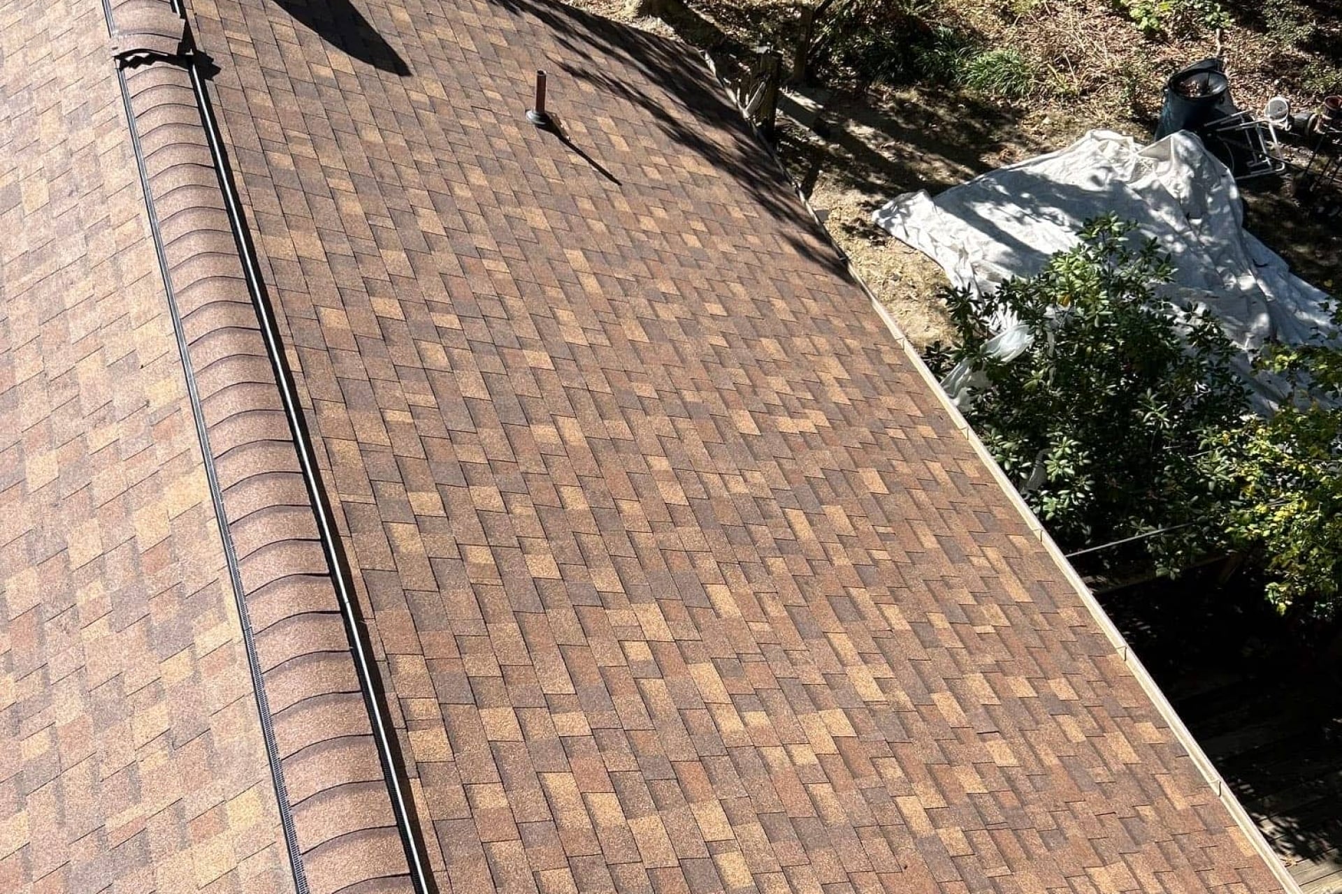 installation of a new roof in Winslow Township