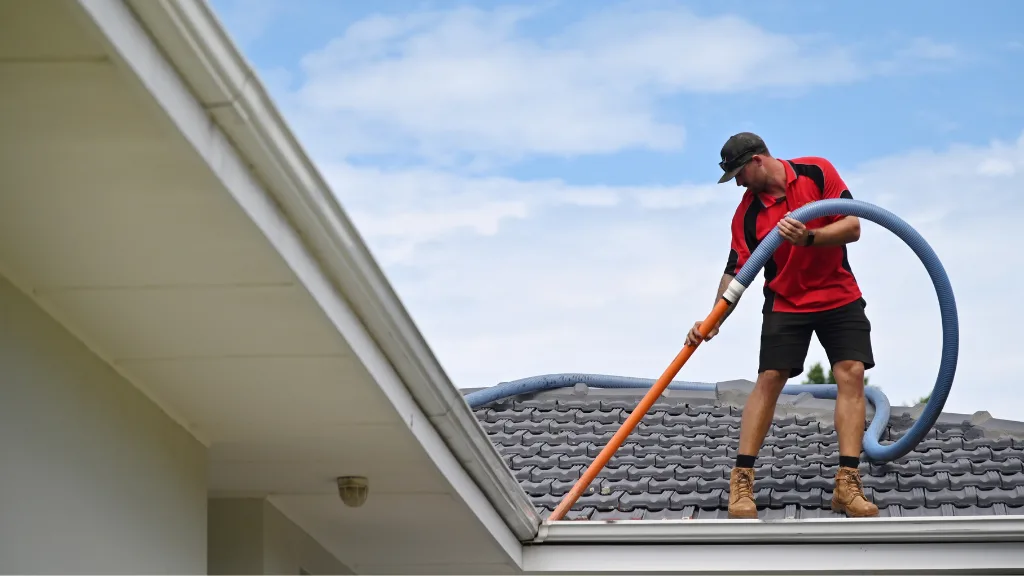 roof clean up after installation