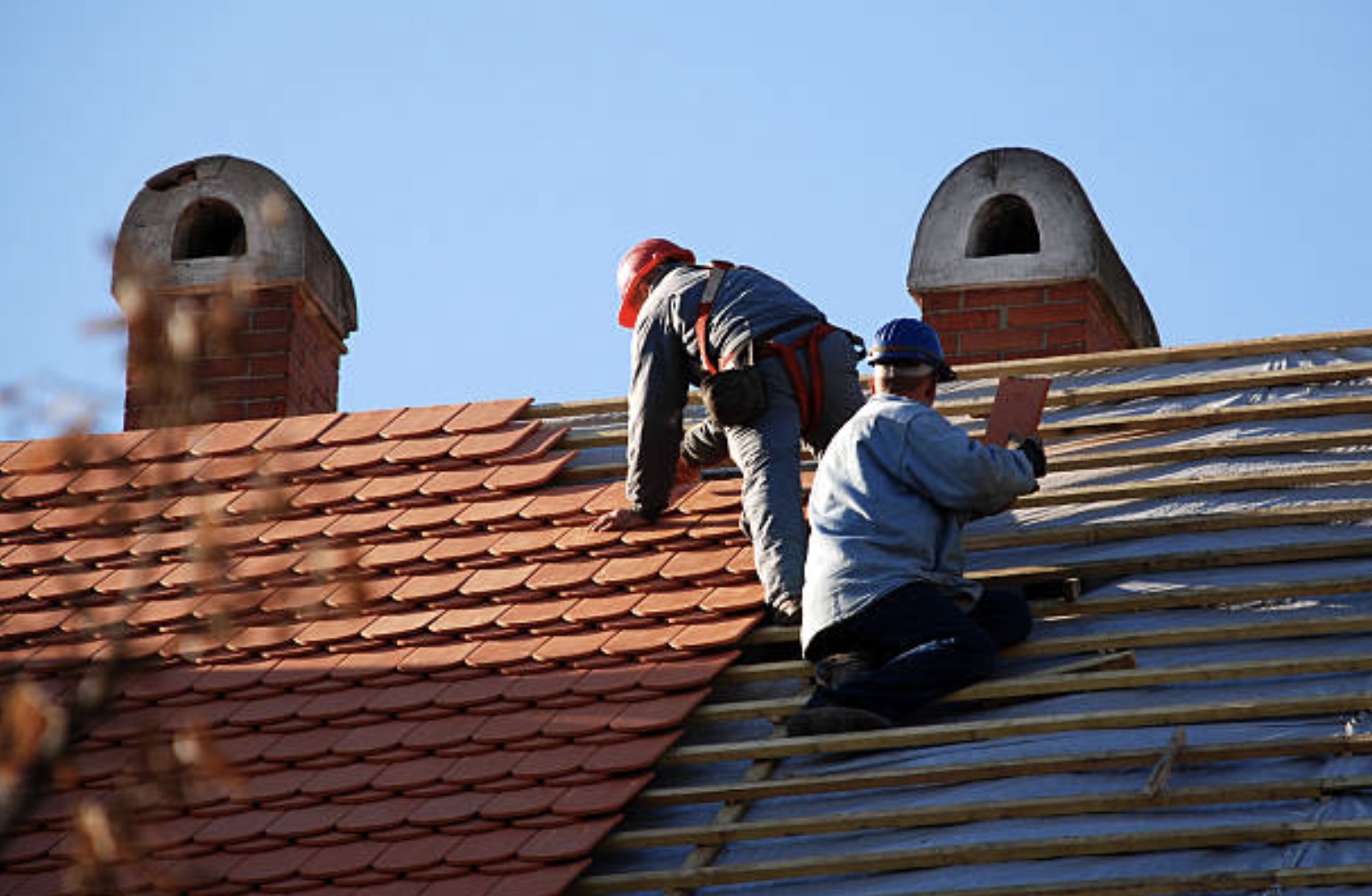 roofers in Clayton doing installation